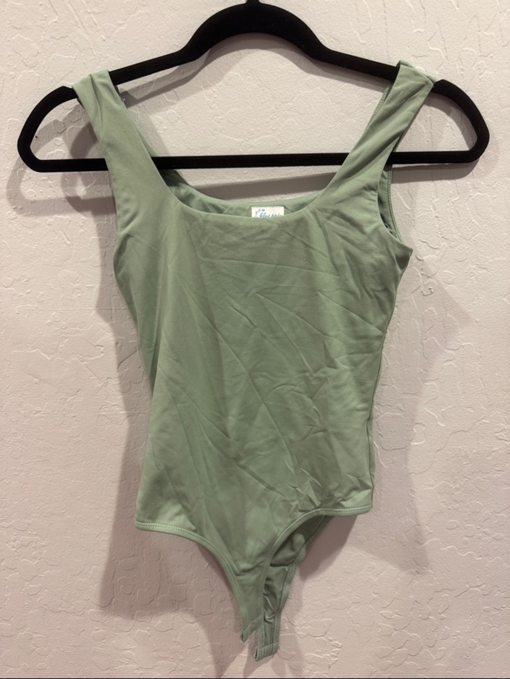 Francesca's Collections Sage Green Tank Bodysuit
